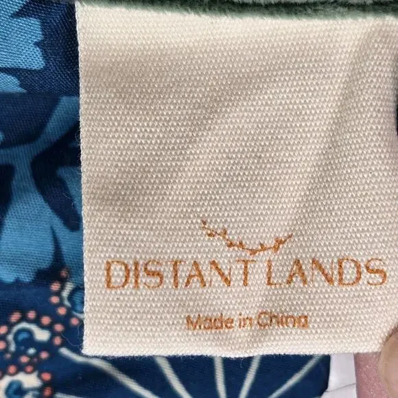 Lush Green Velvet Comforter Double Sided Tropical Distant Lands Verona KING NEW - Picture 10 of 12